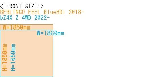 #BERLINGO FEEL BlueHDi 2018- + bZ4X Z 4WD 2022-